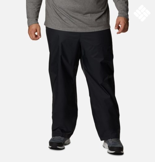 Men's Columbia Rebel Roamer Rain Pants Black | Plus Size CA-G4168